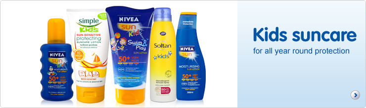 kids suncare for all year round protection